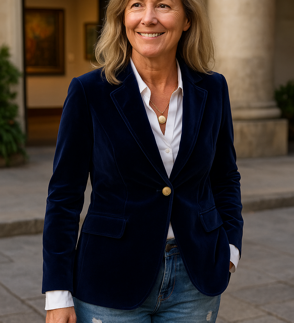Elena | Velvet Blazer – Confidence, Comfort & Timeless Class