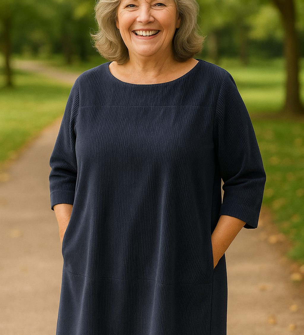 Marley| Soft Cord Tunic – Effortless Comfort, Quiet Elegance