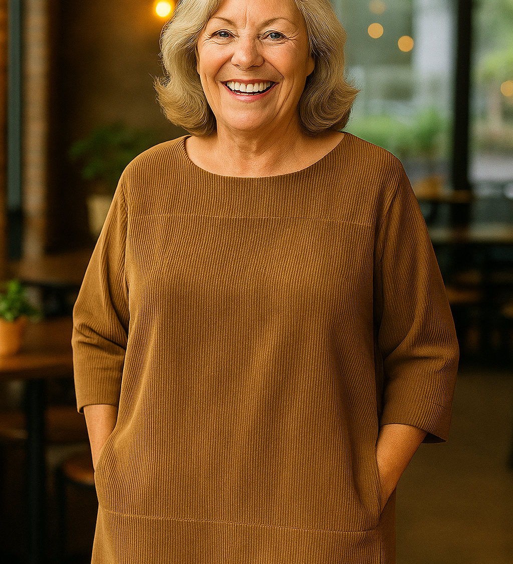 Marley| Soft Cord Tunic – Effortless Comfort, Quiet Elegance