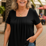 Colleen | Pleated Comfort Top - Everyday confidence