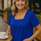 Colleen | Pleated Comfort Top - Everyday confidence