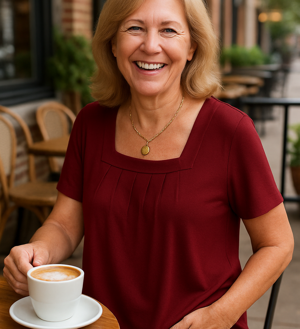Colleen | Pleated Comfort Top - Everyday confidence
