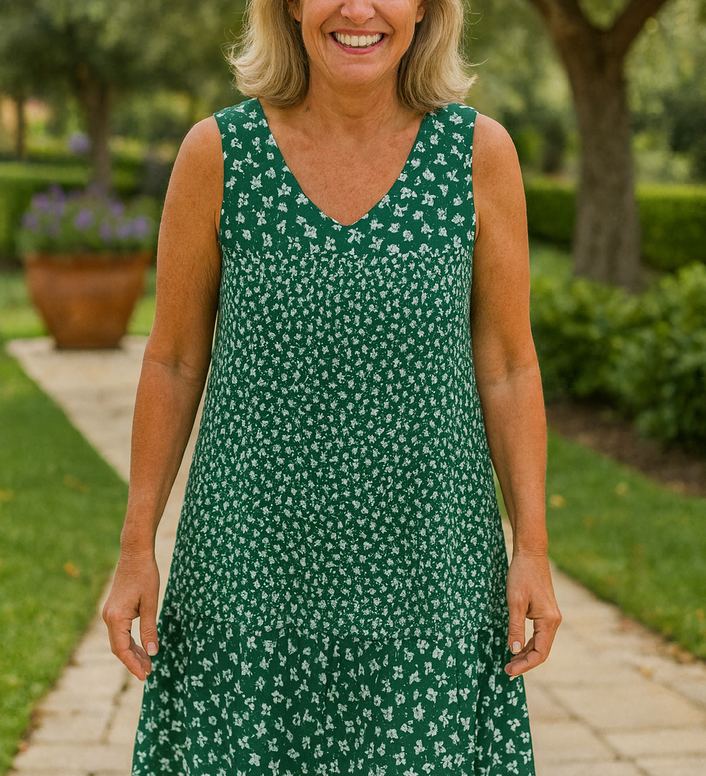 Lillian | Flow Midi Dress – Where Comfort Meets Confidence