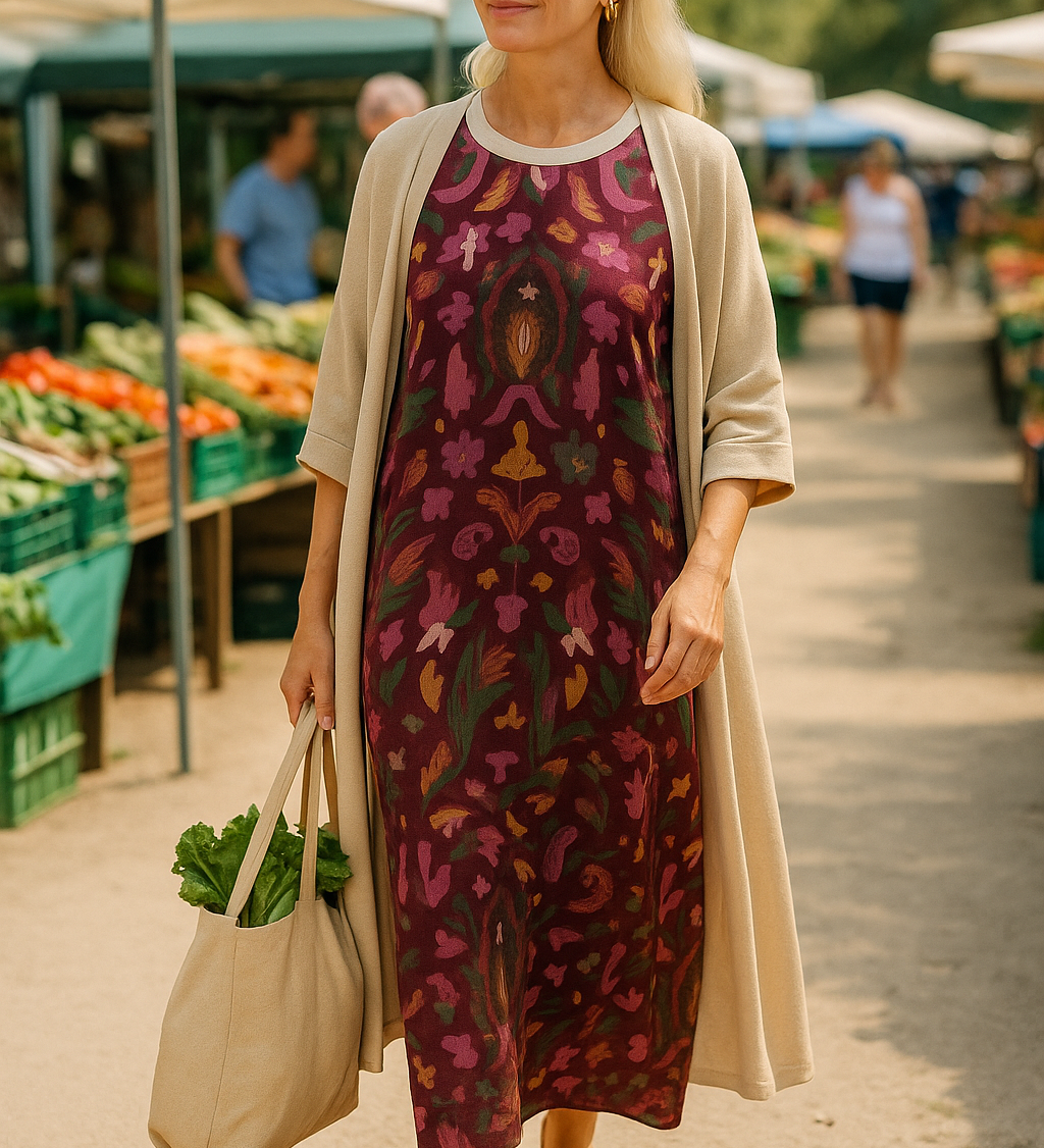 Taren | Flow Dress Ensemble – Where Comfort Meets Confidence