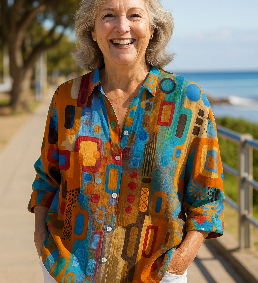 Edna | Artistic Blouse - Effortless, Unapologetically You