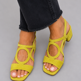 Talia | Vibrant Yellow Sandal