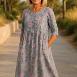 Eliza | Relaxed Midi Dress - Effortless Elegance, Everyday Comfort