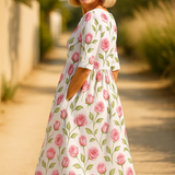 Eliza | Relaxed Midi Dress - Effortless Elegance, Everyday Comfort
