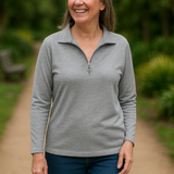 Josephine | Soft-Touch Half-Zip Jumper