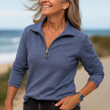 Josephine | Soft-Touch Half-Zip Jumper