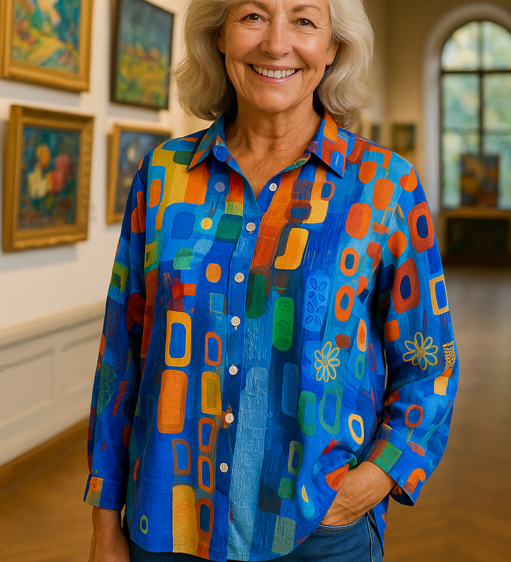 Edna | Artistic Blouse - Effortless, Unapologetically You