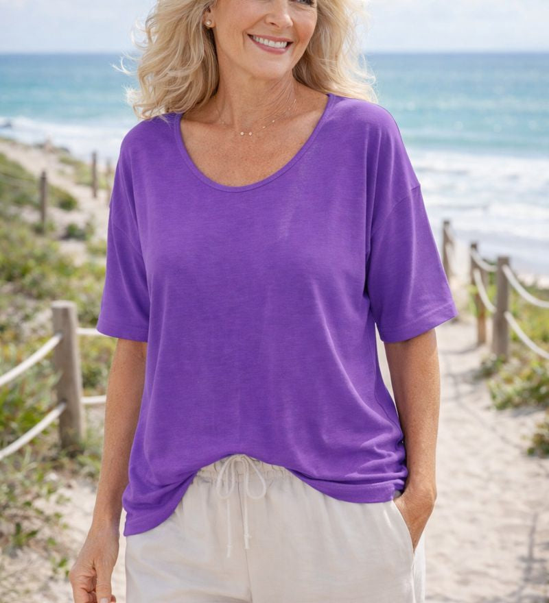 Bria | Soft Cotton Everyday Top – Comfort You Don’t Have to Think About (AU10–24)