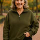 Bindi Quarter-Zip Knit