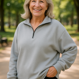 Bindi Quarter-Zip Knit