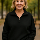 Bindi Quarter-Zip Knit