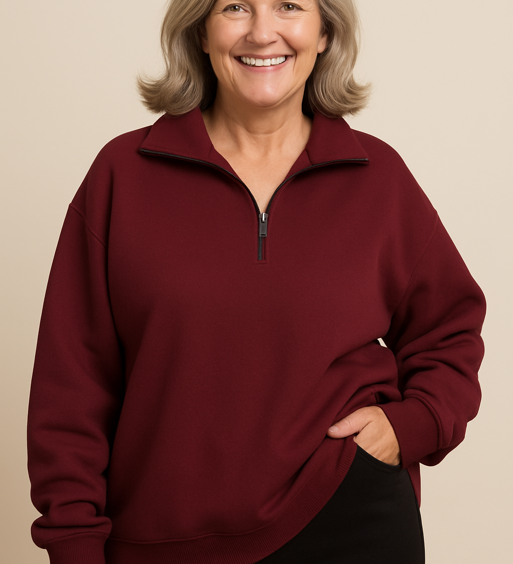 Bindi Quarter-Zip Knit