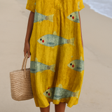 Agnes - Artistically Inspired Cotton Dress