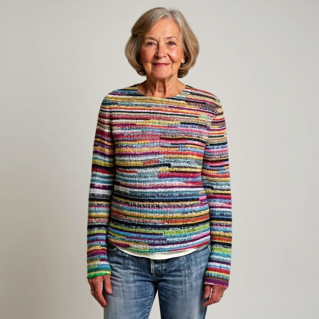 Christina | Multicolour Striped Knit Jumper