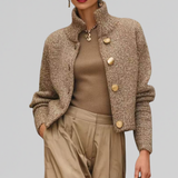 Edie | Tailored Mixed Wool Coat