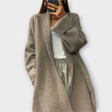 Euphemia - Long Woven Cardigan