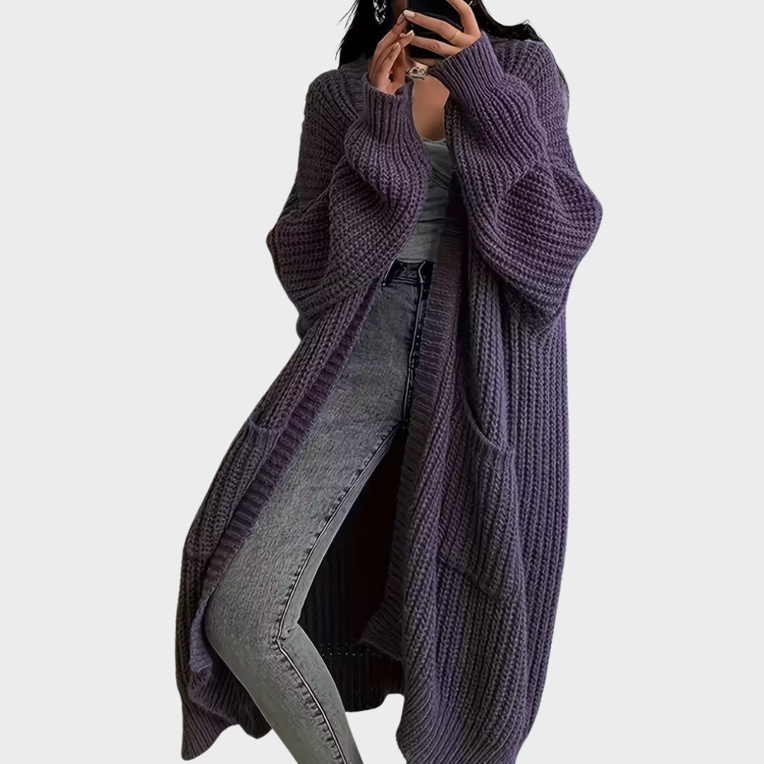 Piper - Long Knitted Cardigan for Women