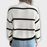 Chavala - Striped Roll Neck Sweater