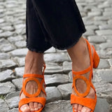 Talia | Vibrant Yellow Sandal