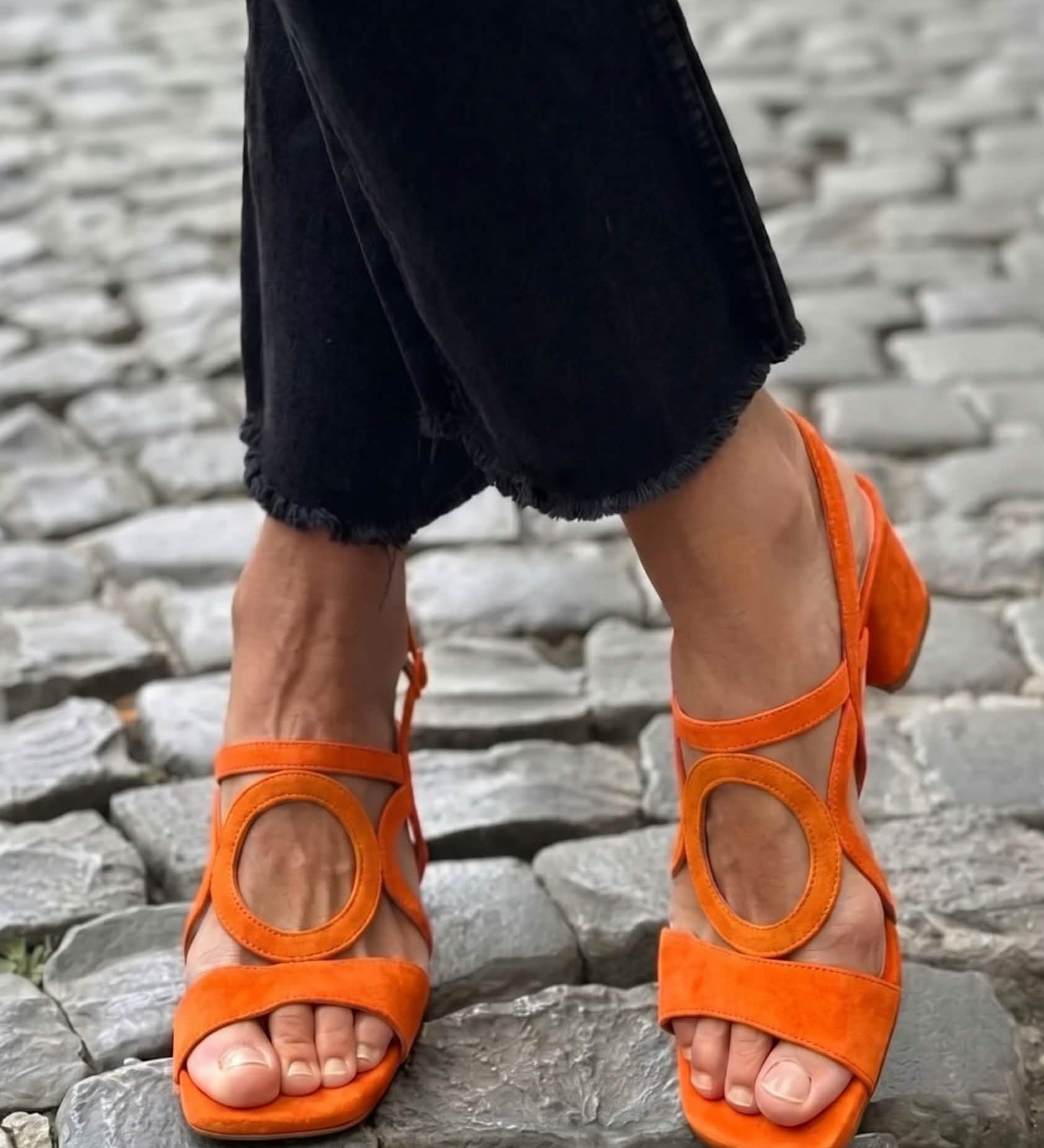 Talia | Vibrant Yellow Sandal