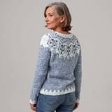 Jamie | Pale Blue Textured Knit Jumper