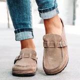 Heidi | Buckled Comfort Mules