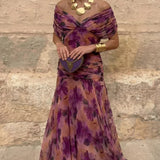 Hendrika | Coral Evening Dress