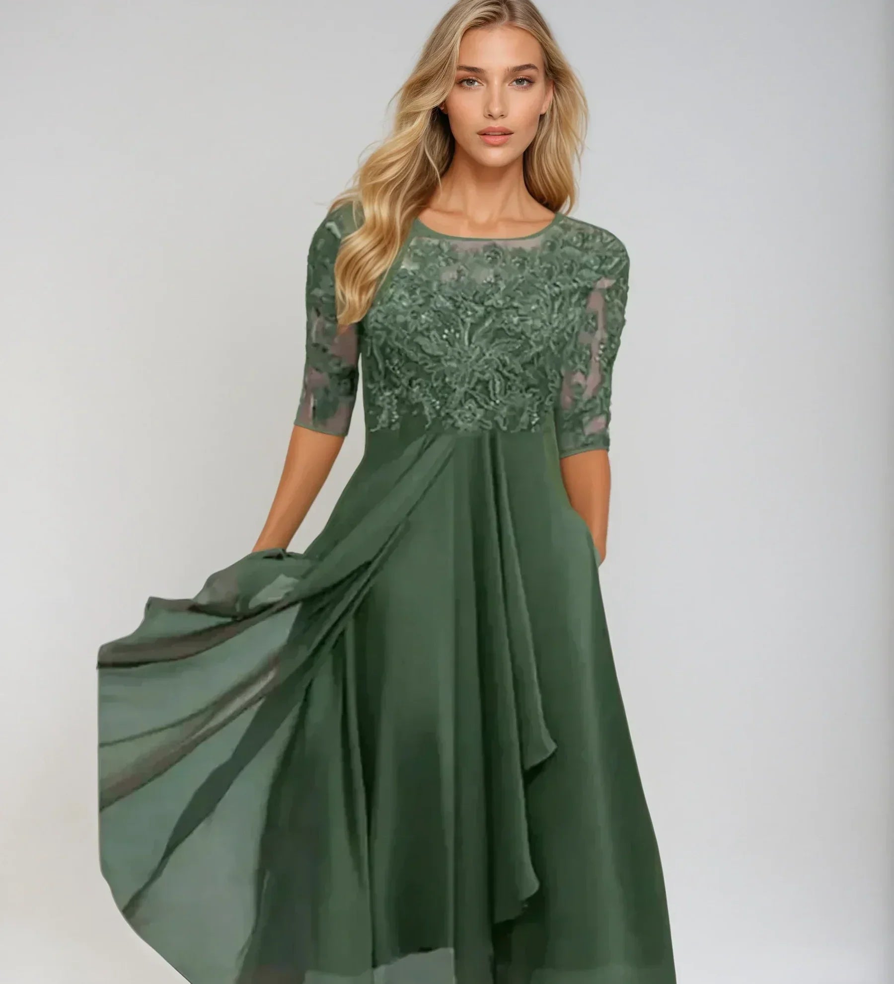 Margherita | Lace Midi Dress