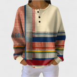 Mille - Pullover with Colourful Stripe Pattern