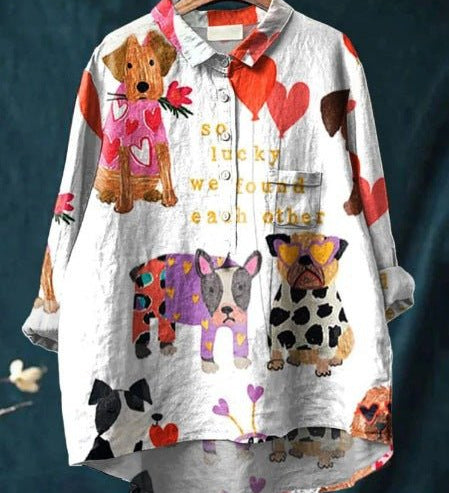 Clarano | Brooks Playful Print Blouse