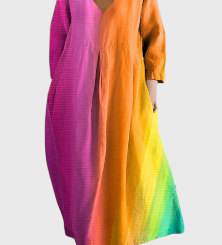 Isalinde | Comfortable V-neck Dress