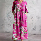 Fiona | Graceful Floral Maxi Dress