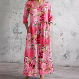 Wenda | Vibrant Floral Maxi Dress