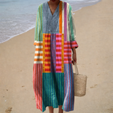 Flattering Printed Summer Dress