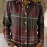 Emily™ – Checked Hoodie Blouse