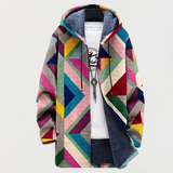 Theresa – Geometric Design Jacket