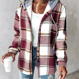 HIGHLAND PLAID HOODED COAT