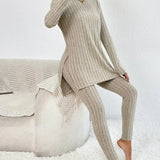 Callie | Ribbed Knit Lounge Set
