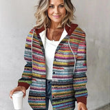 HIGHLAND PLAID HOODED COAT