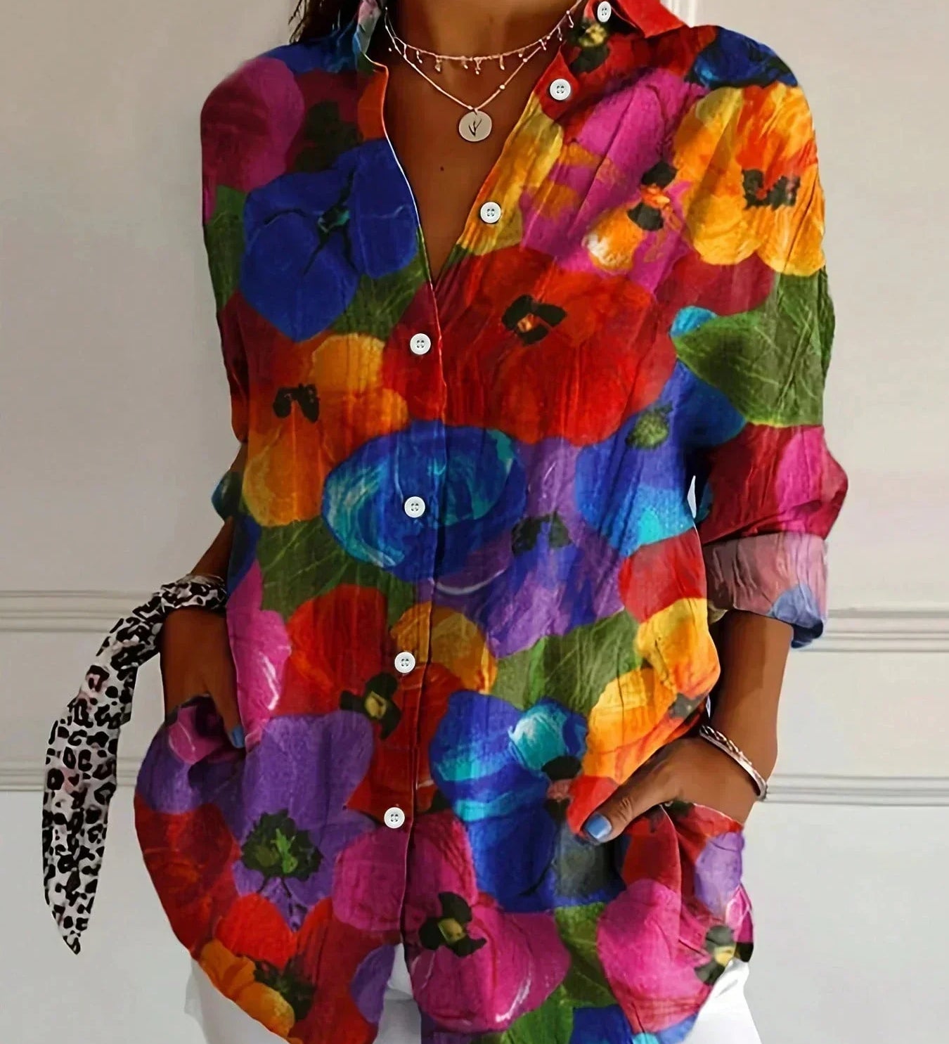 Sadie | Colourful Pattern Blouse