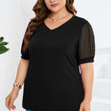 Helena | Sleek V-Neck Blouse