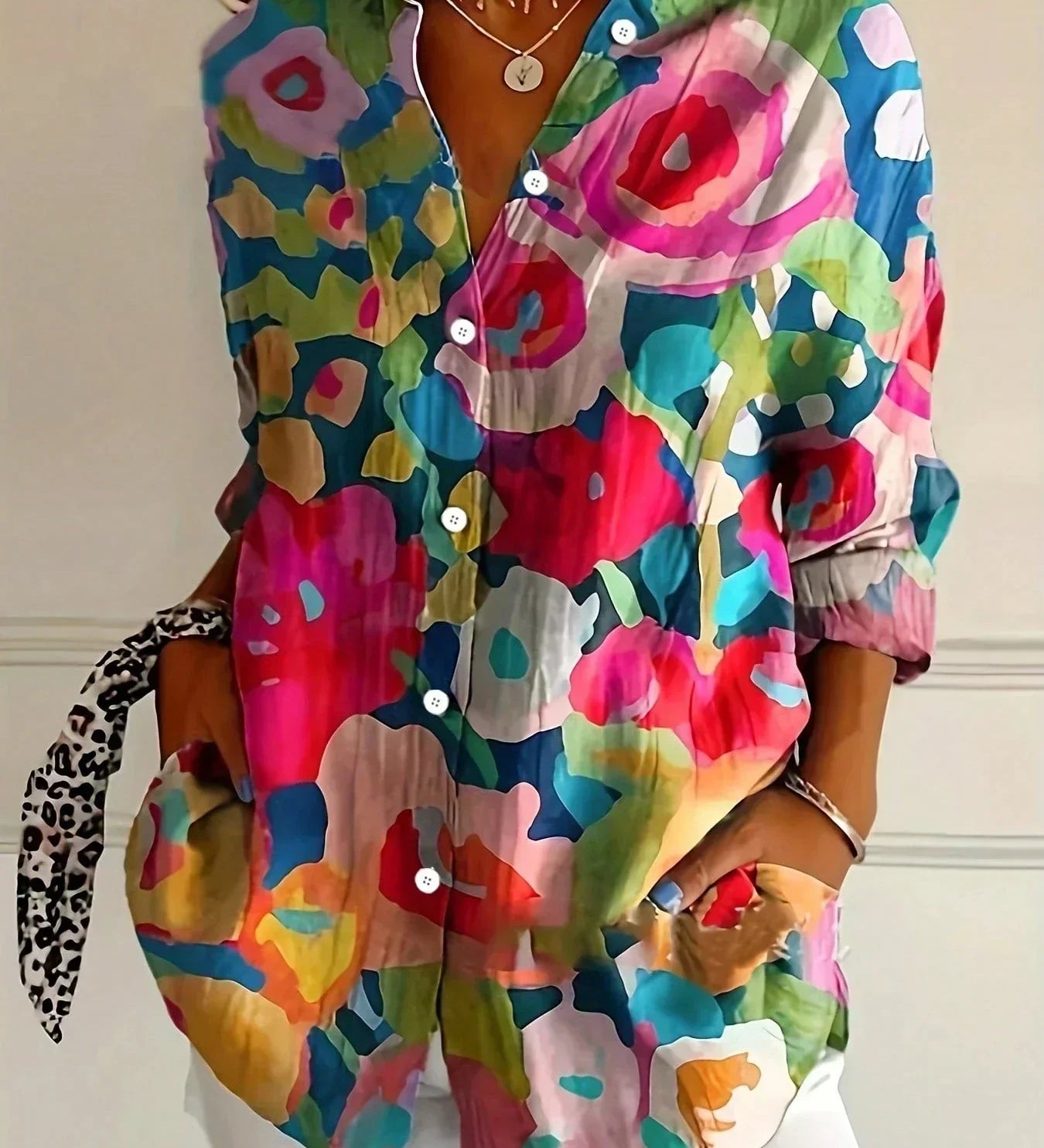 Sadie | Colourful Pattern Blouse
