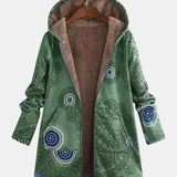 Henriette | Ethnic Pattern Sherpa Jacket