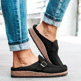 Heidi | Buckled Comfort Mules