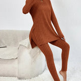 Callie | Ribbed Knit Lounge Set