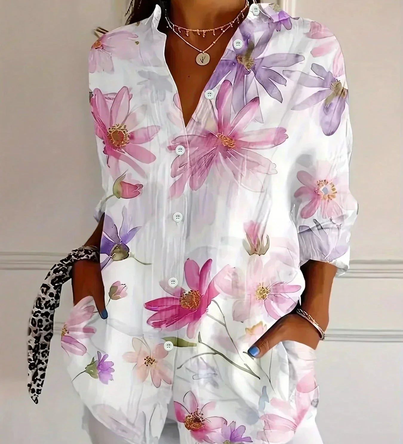 Sadie | Colourful Pattern Blouse